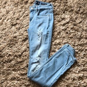 Hollister Super Skinny Ripped Jeans